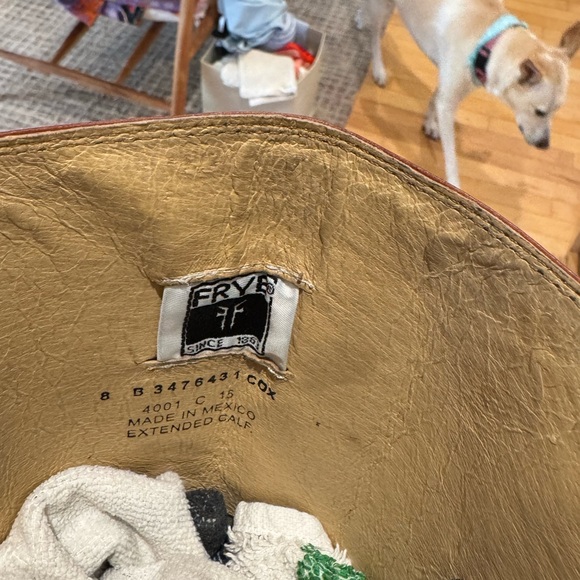 Frye Chestnut Leather Riding Boots - Picture 6 of 11